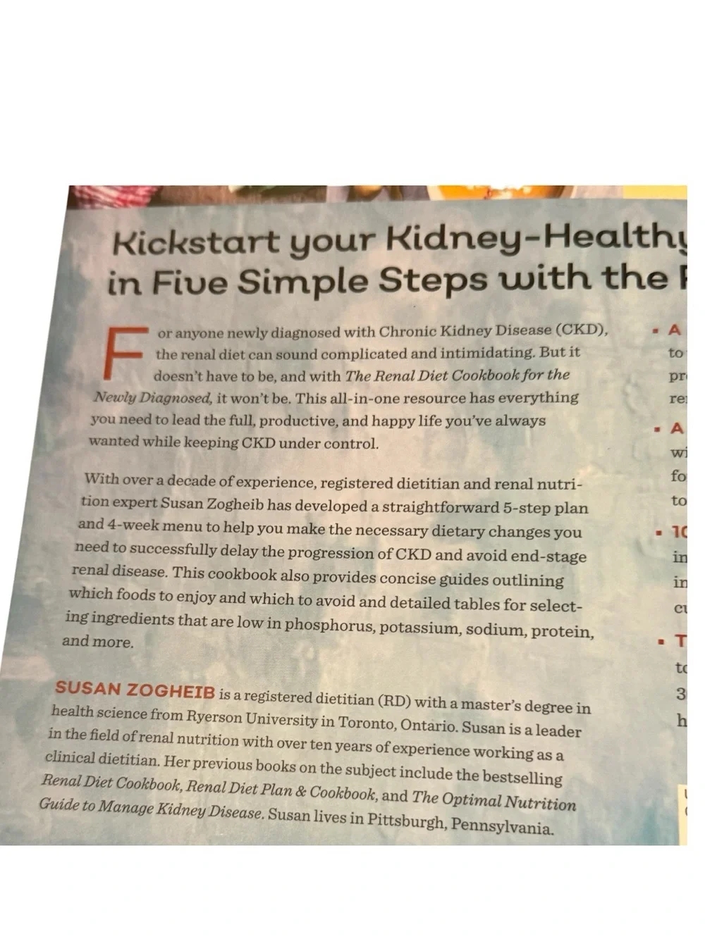 The Renal Diet Cookbook for the Newly Diagnosed